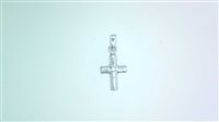 Pendente Sommer Gioielli SACRO in Oro bianco Diamante 0.02 Ct CROCE DIA CT 0.02 G/VS - CROCE DIA CT 0.02 G/VS